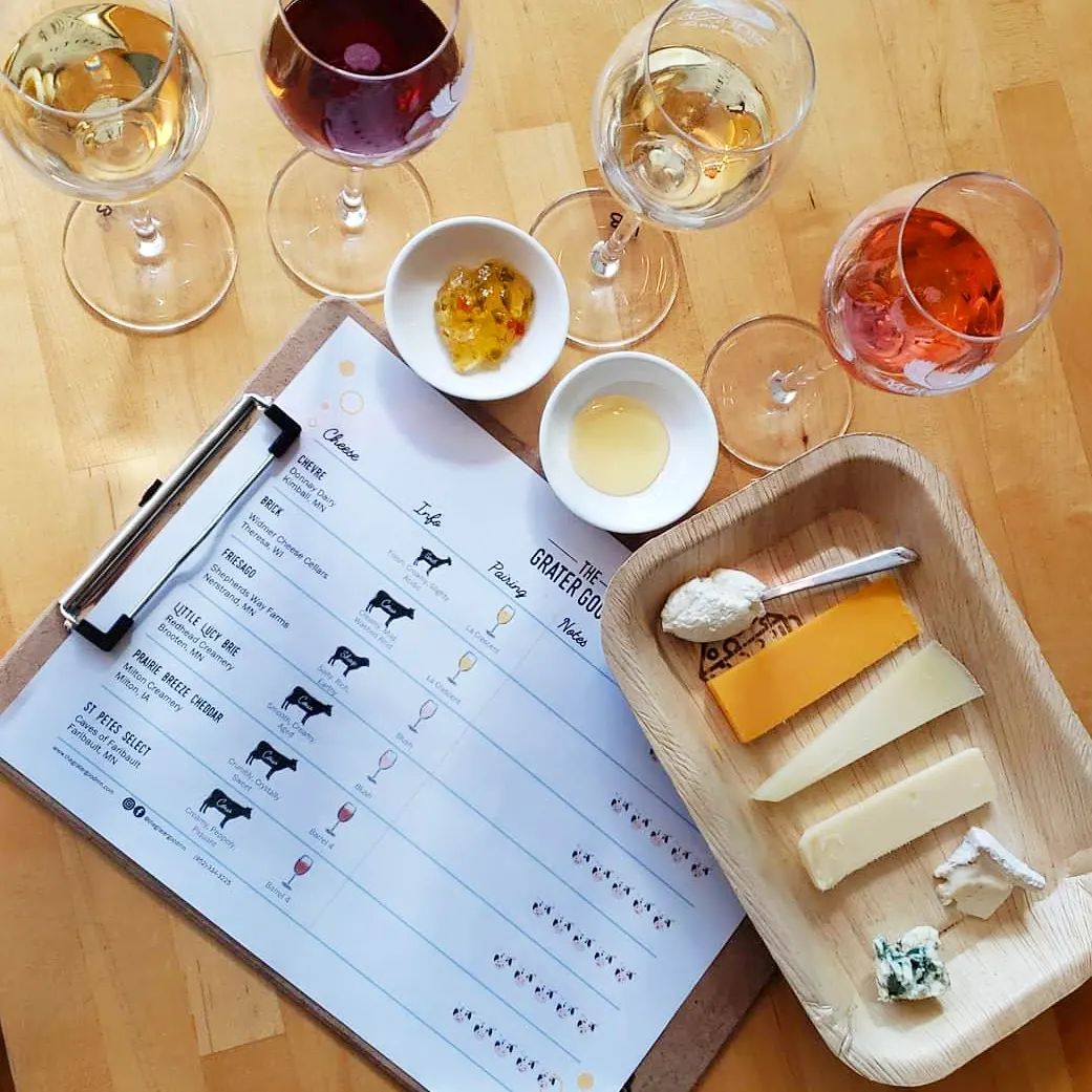 Cheese and Alcohol Free Wine Class at Larissa Loden